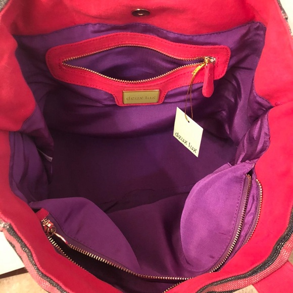 Free people bag nwt zebra pattern - Picture 2 of 2